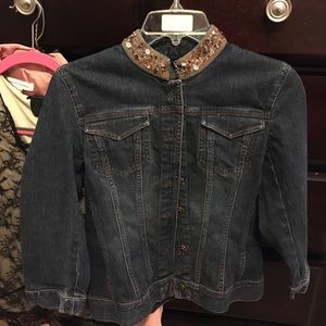 banana republic factory denim jacket